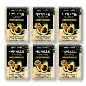 [건강식품] 엑스트라버진 아보카도 오일 1000mg 30캡슐 6박스