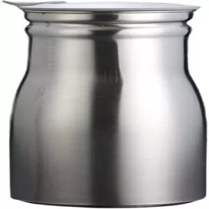 커피 머신 머그 주스 홈 오 1000ml 그레이용 뚜껑이 있는 스테인리스 스틸 워터 저그 라떼 아트 밀크