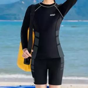 여성수영복 여자수영복 커플래쉬가드 여성 남성 긴팔 서핑슈트 수영복 상하의