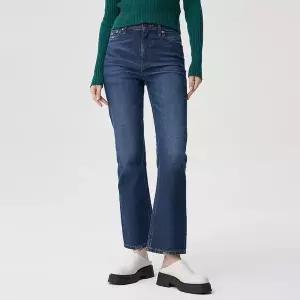 [하프클럽/타미진스]타미진스 여성 청바지 세미 부츠컷 다크블루 T32C6NEF10TWT2