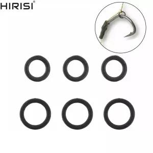 100x 잉어 낚시 라운드 리그 링 피쉬 후크 링크 O 링 2mm 3.1mm 3.7mm 4.4mm 5.1mm