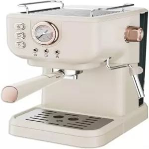 커피 머신 반자동 우유 거품기 20바의 압력 대용량 탈부착 가능한 물탱크 원터치 조작 스테인리스 스틸