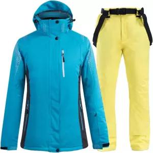 Wygwlg 남성용 스노보드 재킷과 스키 팬츠 등산 스노슈를 위한 방풍·방수·따뜻한 스키수트