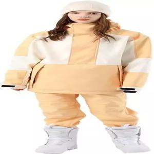 SEARIPE 레ディ？ス 스키 재킷과 바지 세트 커플 방풍 스키수트 남성용 방수 투 스노우수트 겨울 스포츠용