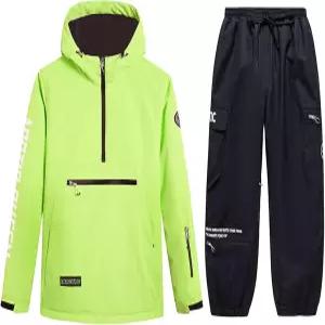 [Wygwlg] 스키수트 2 스노우수트 방수·방풍 휴대용 남성 스노보드 재킷·바지 세트·윈터