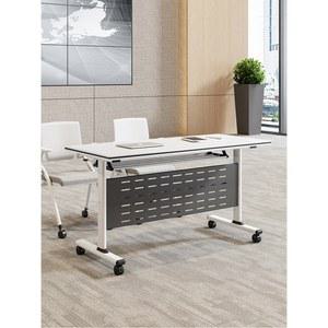 데스크 접이식 실 책걸상 테이블 2인용 철제의자 싱글 수강용 책상