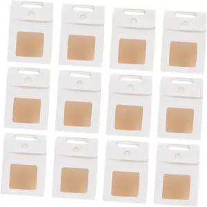 OKUMEYR 12개 박스 윈도우 선물 가방 클리어 웨딩 쿠키 싱글 컵케이크 캐리어 미니 케이크 상자 크리스마스