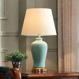 도자기 단스탠드 무드등 고급 빈티지 블랙 테이블오브제