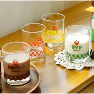 서울우유 바나나우유 아이스크림컵 위스키 컵 250ml 언더락 언더락잔