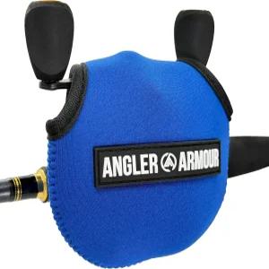 앵글러 아머 미끼 캐스트 릴 커버 슬리브 낚시 파우치 로우 프로파일 보호기 네오프렌 케이스 50개의 100