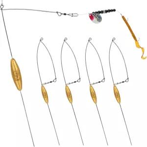 THKFISH 5팩 바닥 바운서 월리 리그 1OZ-3OZ 트롤링 무게 낚시 싱커 표류 라이브 미끼 스피너 크랭크베이트