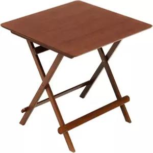 단단한 나무 식탁 작은 사각 2-4인용 접이식 주방 거실 60 59cm