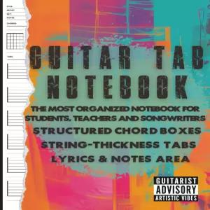 빈 기타 탭 노트 정리된 테이블 및 코드 박스 라인 보너스 학생 교사 작곡가를 위한 원고지