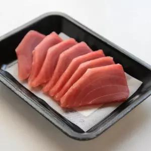 바로 먹는 슬라이스 참치회 눈다랑어 속살 100g