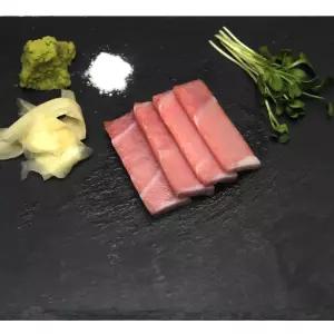 바로 먹는 슬라이스 참치회 참다랑어 대뱃살 100g