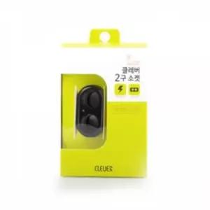 부착형 차량용 2구 소켓 시거잭 시가잭 멀티소켓