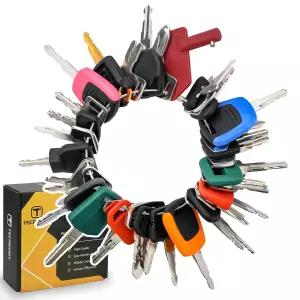 42 중장비 키 마스터 세트 고양이 캐터필러 존 디어 코마츠 볼보 밥캣 쿠보타 JCB 케이스 히스테리한 얀마