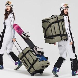 바퀴 스키 케이스 슈즈 보드백 바퀴가 상자 스노보드 튼튼한 방수 탑승