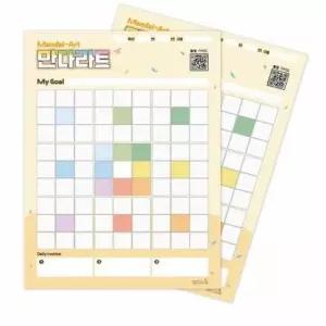 [문구/오피스] 일간스케줄러 만다라트 플래너스티커 로드맵