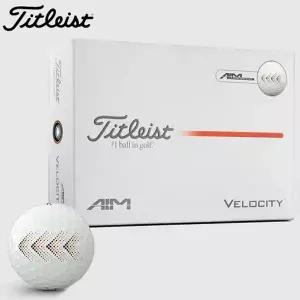 [타이틀리스트] 벨로시티 AIM 퍼포먼스 골프볼 공 2피스 12구 아쿠쉬...