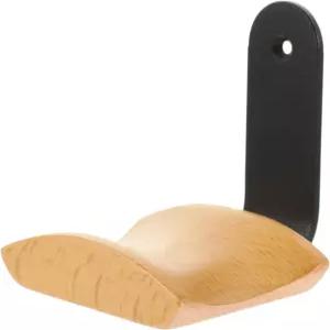 KAW 목재 헤드셋 홀더 헤드폰 마운트 수납 랙 케이블 정리 기능 합성 소재로 만든 U자형 디자인 캐비닛 및