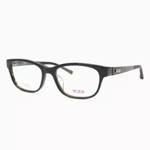 [TUMI][투미] 아세테이트 카본 뿔테 안경테 남성 사각 블랙 하바나 TU10-0010-02