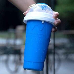 스 텀블러 블루 남색 스무디 블루300ml 블루300ml 간식 슬러시만드는컵 메이커 슬러시