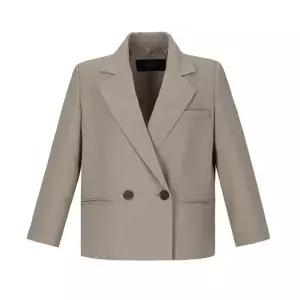 [롯데백화점]SOUP 더블버튼 7부 소매 크롭 자켓 SC5TJ85