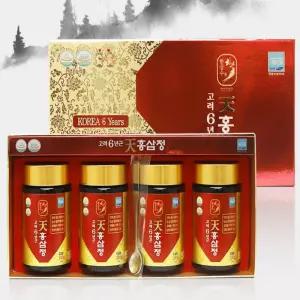 국내산 6년근홍삼 천홍삼정 (240G X4병) X2개입