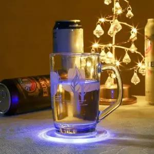 LED 842ANV52 컵받침 10x10cm 컬러 테이블웨어 홈카페재료 컵코스터 컵받침홀더 커피숍
