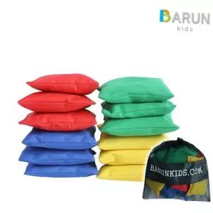 놀이 콩주머니 어린이용 교육용 놀이 콩주머니 다채로운 운동회 바른자세 협응력 집중력 수업용 학교 용품