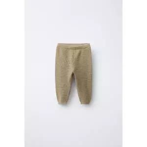 ZARA 와플 포켓 팬츠 - 그린