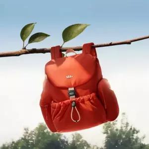 소형 경량 등산배낭 20L 바나나잎 패턴 여행용 대용량 푹신한 숄더백 하이킹 가방