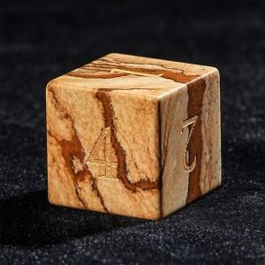 7개 DND 주사위, 페인트 스톤 젬스톤 주사위, 골든 워드 주사위, 다면체 주사위 (D&D 게임, COC 롤플레잉 R