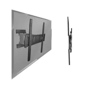 벽밀착 슬림 3단듀얼관절 중형 티비 벽부형 삼성 엘지 LG TV 브라캣 거치대 벽걸이브라켓 40 42 43 49 50 55인치 호환