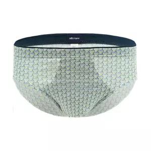 [롯데백화점]비비안 트렌디한 매쉬원단 기하학 프린트 남성 삼각팬티 2종택1 PT2105G