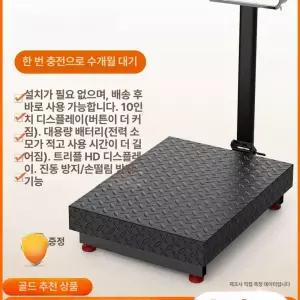 스탠딩 전자저울 쌀 농산물 수산시장 계량기 식당 채소