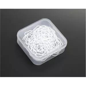 흰색 사무용 장미 대형 데스크 클립 모양 대용량 페이퍼 디자인 1박스 (10개)