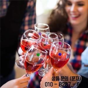 자석 크리스탈 와인 매력 장식 마그네틱 컵 로그인 Rridge 대한 음료 마커 웨딩 파티 용품