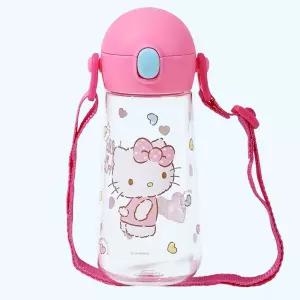 헬로키티 원터치 어깨끈 트라이탄 물통 470ml 물병