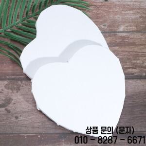 2Pcs 하트 모양 면화 페인팅 보드 나무 프레임에 있는 창의적인 드로잉 캔버스 예술가 DIY 홈 오피스 프로