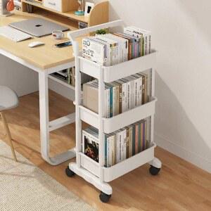 작은 수납장 책상 서랍 정리대 잡화 캐비닛 좁은수납장 White 이동식 타입 선반 옷장