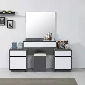 모던한 안방 서랍형 무프레임 거울 화장대(3색) 수납형 신혼가구 공간활용