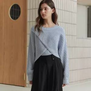 [제로스트릿] [2컬러] 뉴 볼레로 & 나시 니트 세트