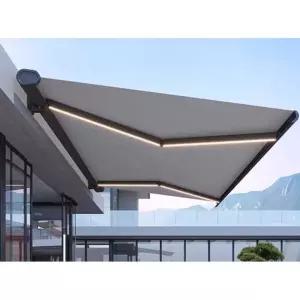 자동 어닝 차박 텐트 야외 카페 그늘막 쉘터 타프