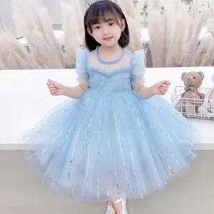 공주 드레스 프릴 왕국 큐빅 원피스
