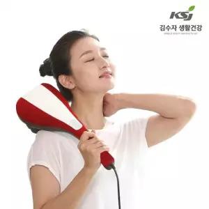 김수자 듀얼팡팡 2구 핸드안마기 어깨 목 등 전동 가정용 마사지기