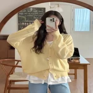 웨일러 린넨 브이넥 니트 기다건 87690 빅사이즈 여성의류