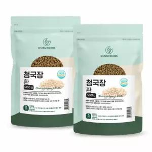 냄새안나는 청국장환 콩발효 국산 청국장 가루 식이섬유 콩단백질 발효식품 500g 3팩