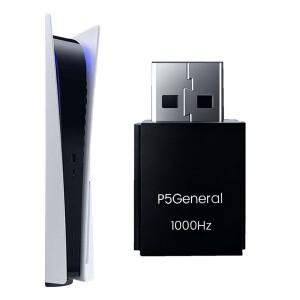 진정한 1000Hz 양방향 게임패드 컨버터 USB 수신기를 갖춘 P5General 게임 활성화 장치, 라즈베리 파이 키